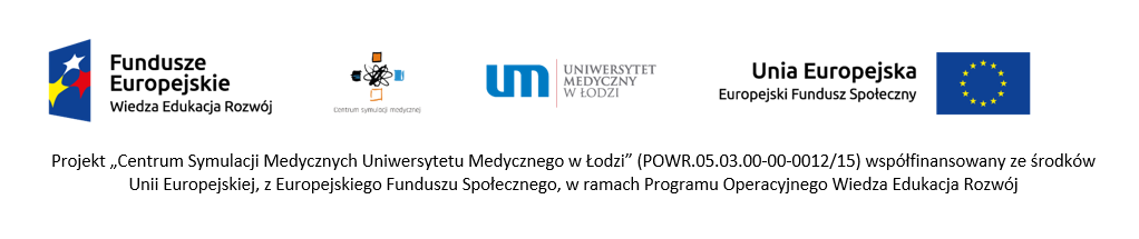 Logotypy projektu - „InterScienceCloud” – Zintegrowana platforma informacji o działalności naukowej Uniwersytetu Medycznego w Łodzi